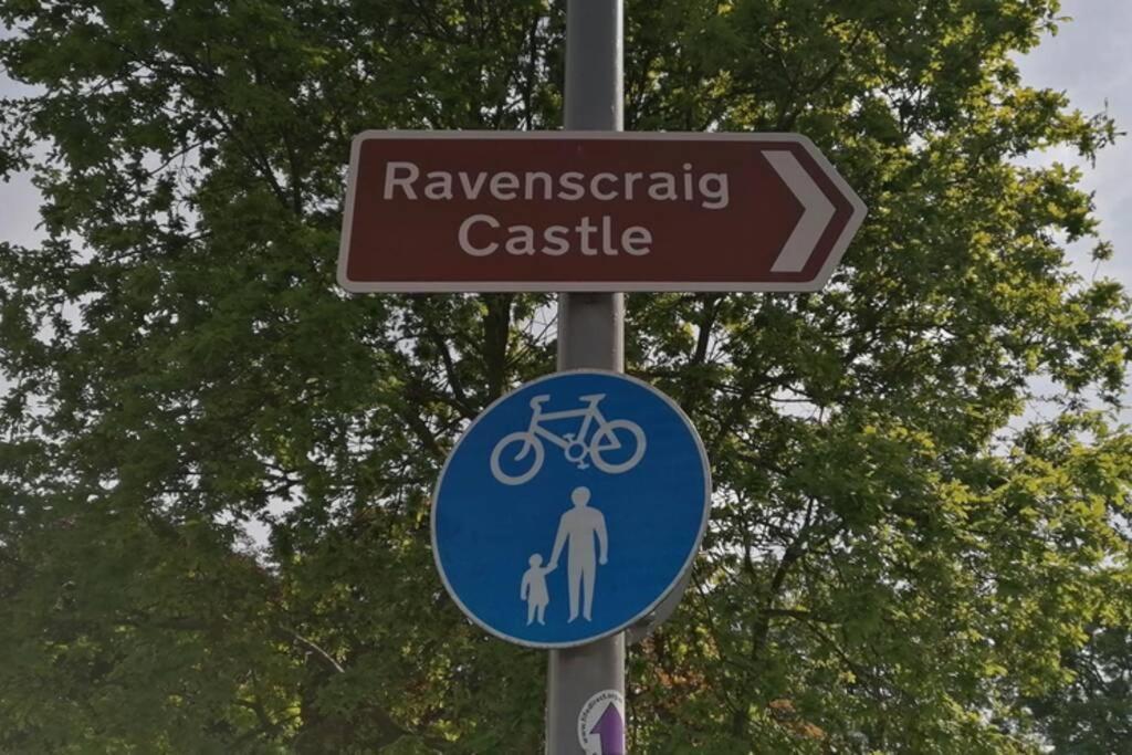 Faodail, 1 Bed Studio Apartment At Ravenscraig Castle And Park 柯科迪 外观 照片